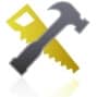 icons of a yellow saw and a gray hammer