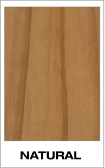 a light oak wood color with the label "natural" on the bottom