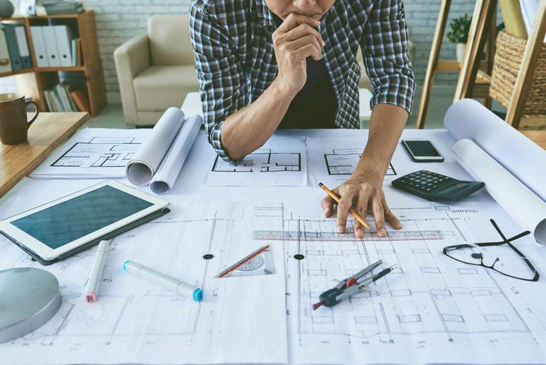 A wine cellar builder planning his next wine racking project in Lakeway, TX